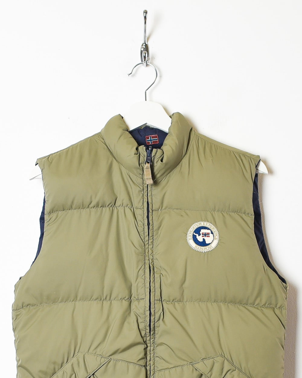 Neutral Napapijri Reversible Down Gilet - Medium Women's