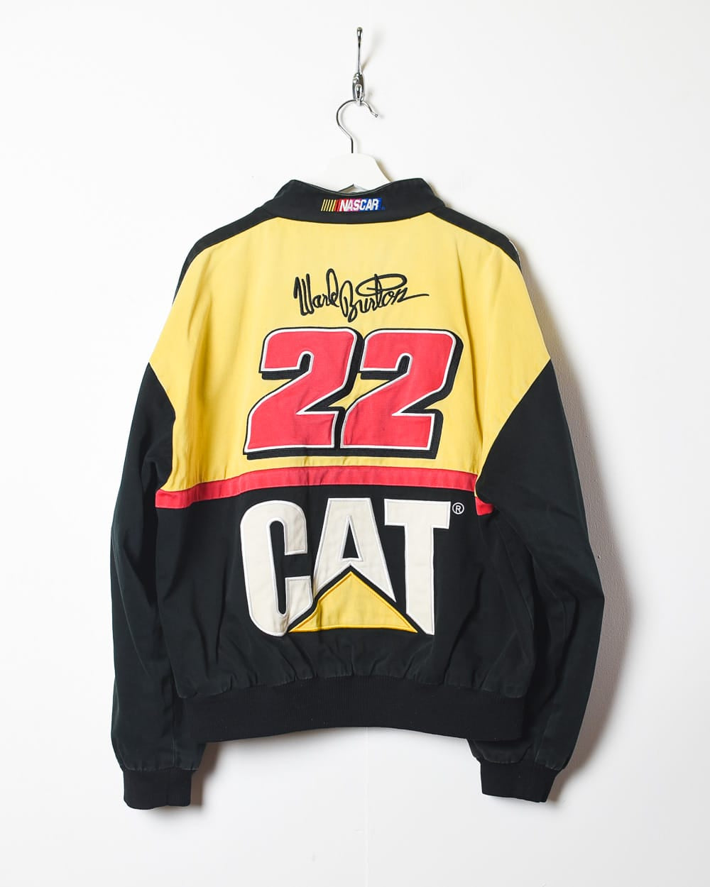 Black Racing Champions CAT Nascar Winston Cup Racing Jacket - X-Large