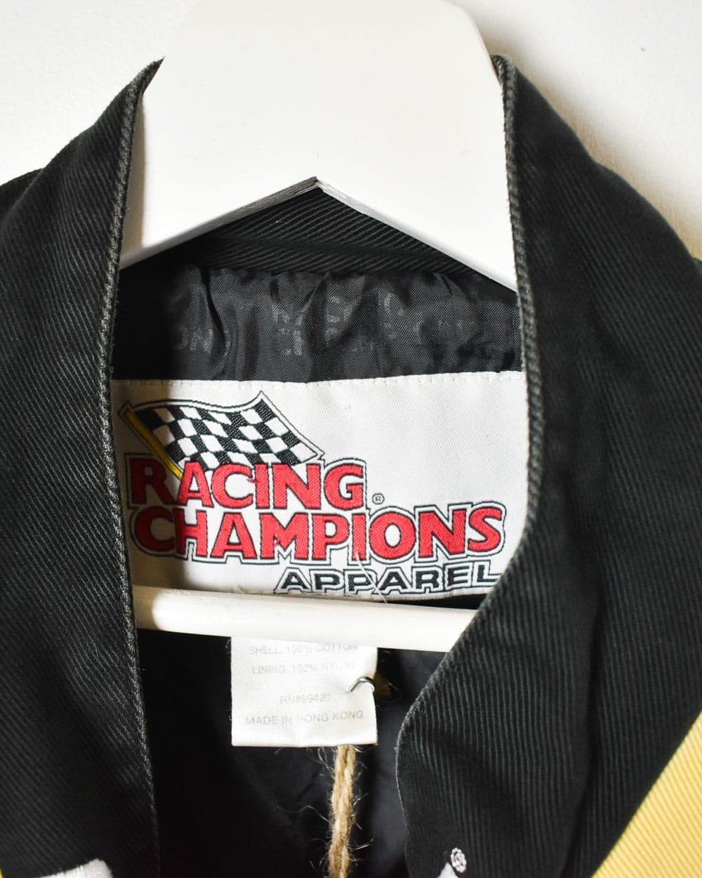 Black Racing Champions CAT Nascar Winston Cup Racing Jacket - X-Large