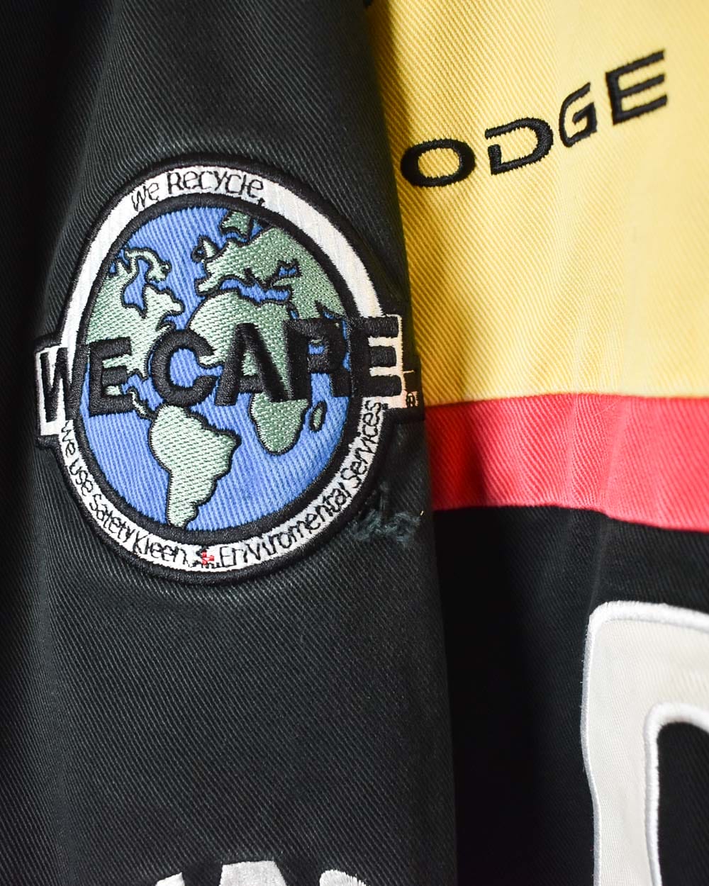 Black Racing Champions CAT Nascar Winston Cup Racing Jacket - X-Large