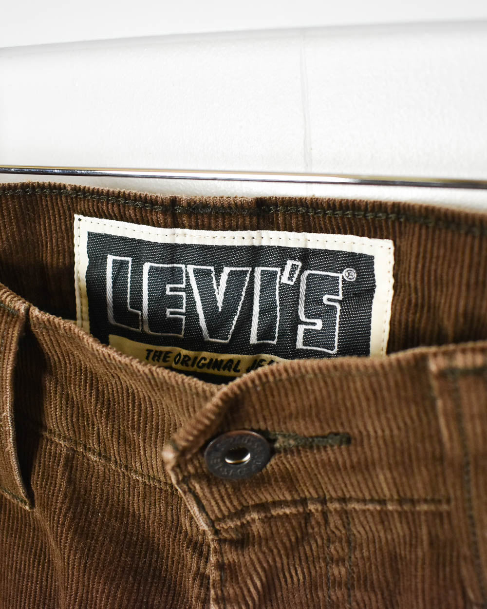 Brown Levi's Black Label 514 Corduroy Jeans - W30 L32