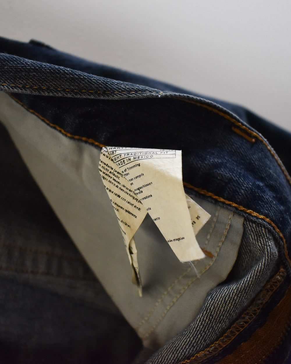 Navy Carhartt Jeans - W38 L30