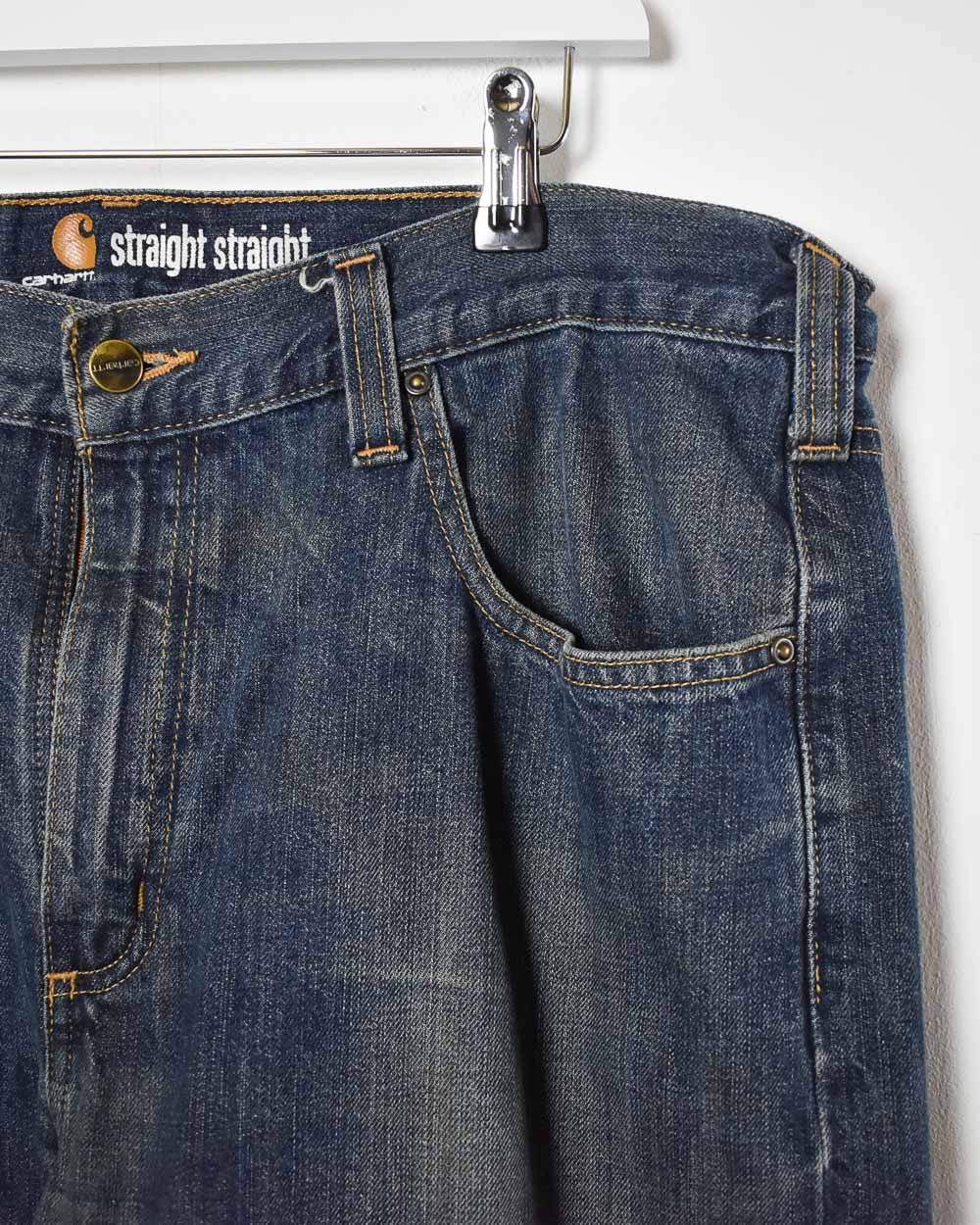 Navy Carhartt Jeans - W38 L30