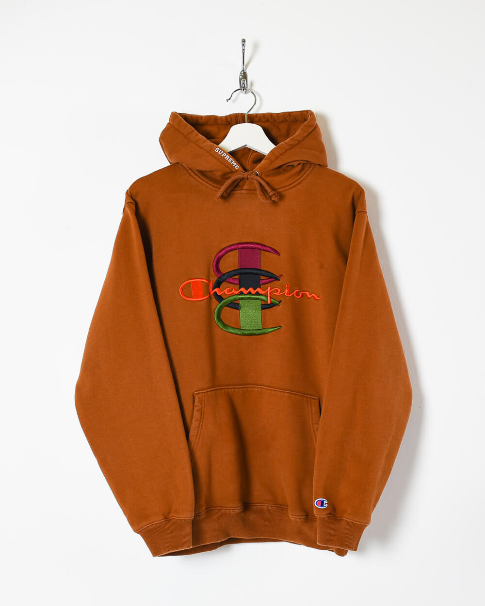Brown Champion Hoodie - Large