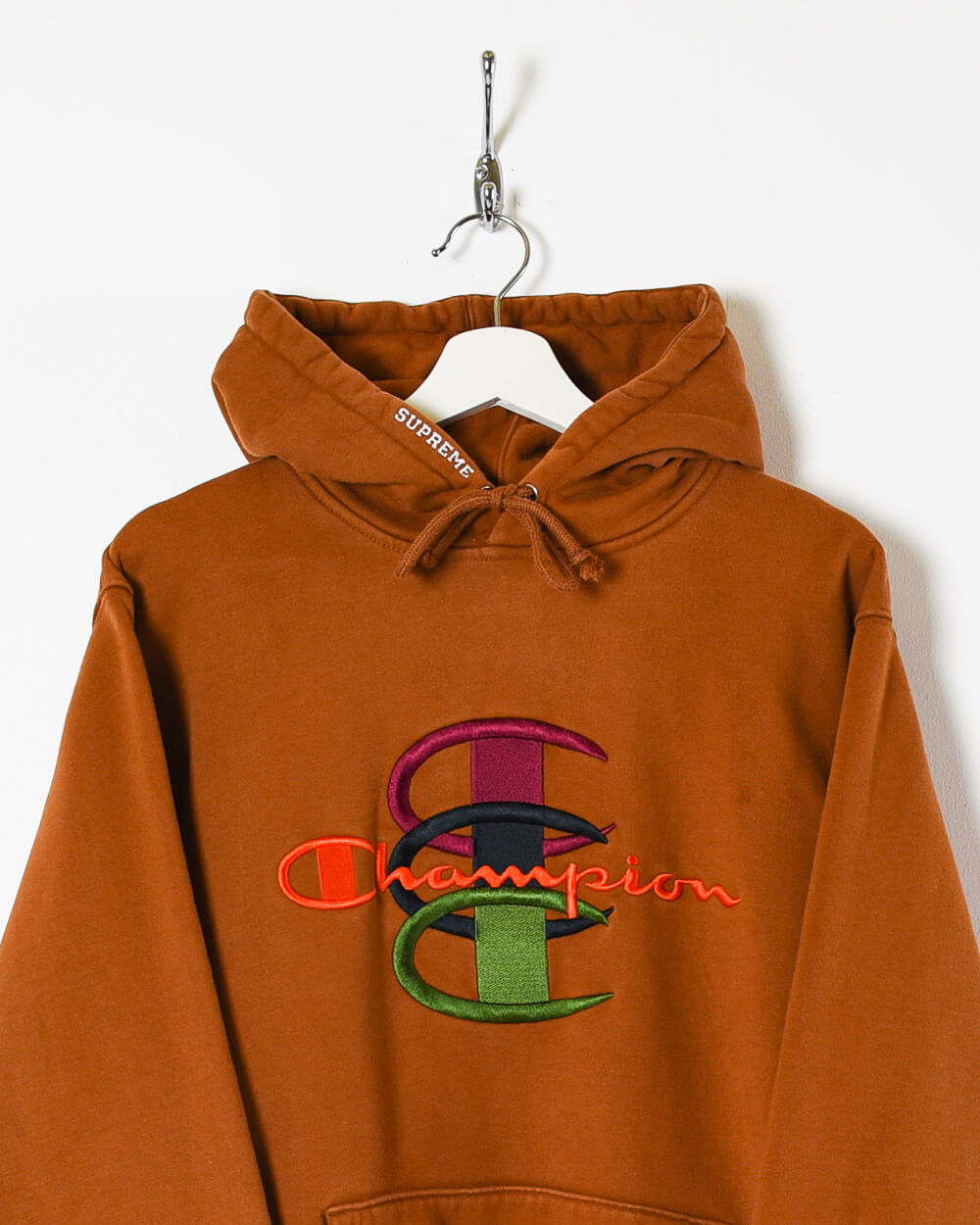 Brown Champion Hoodie - Large