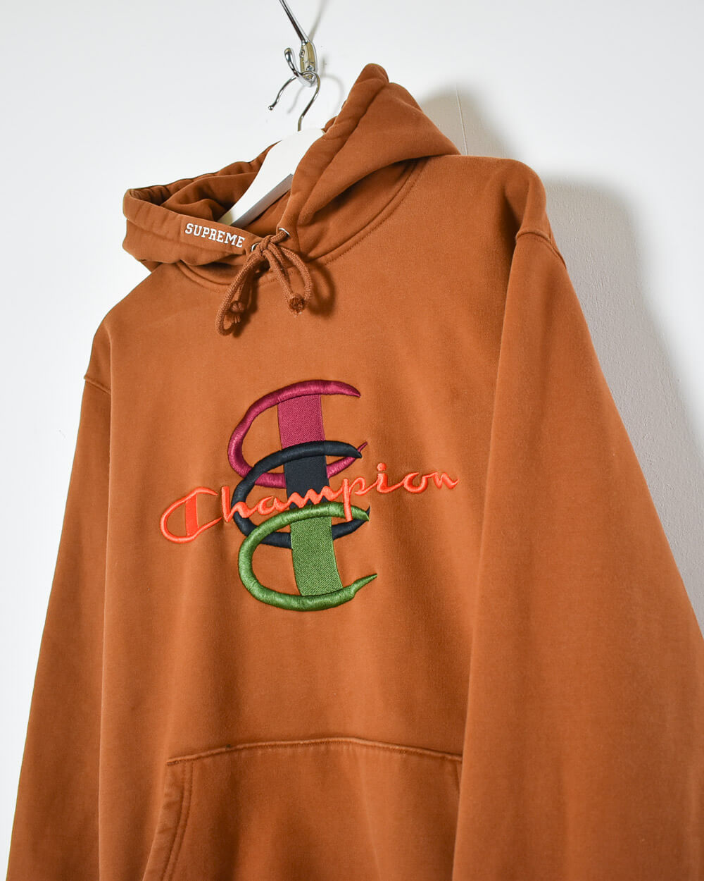 Brown Champion Hoodie - Large