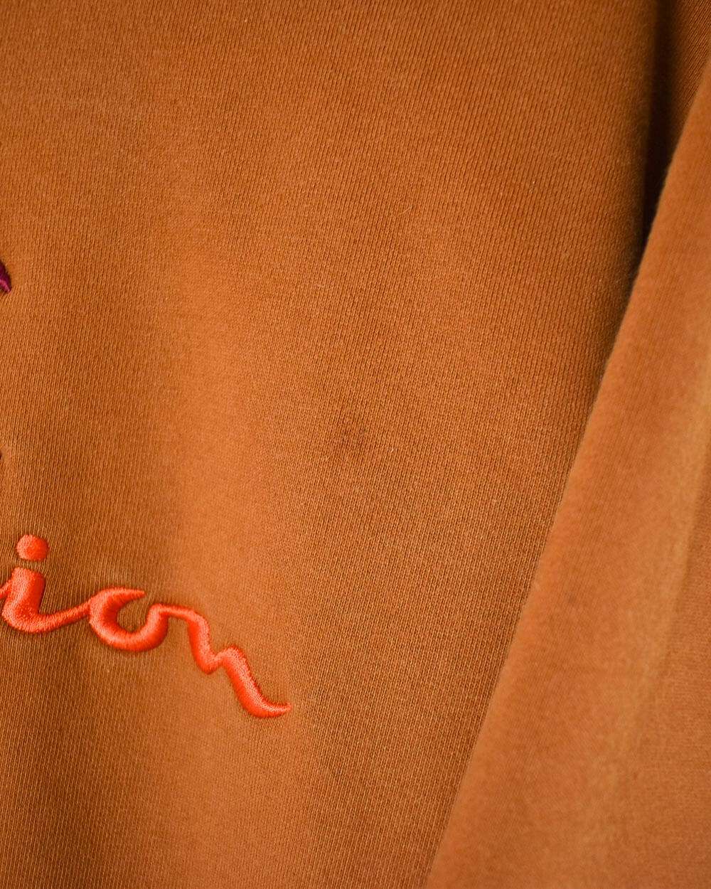 Brown Champion Hoodie - Large