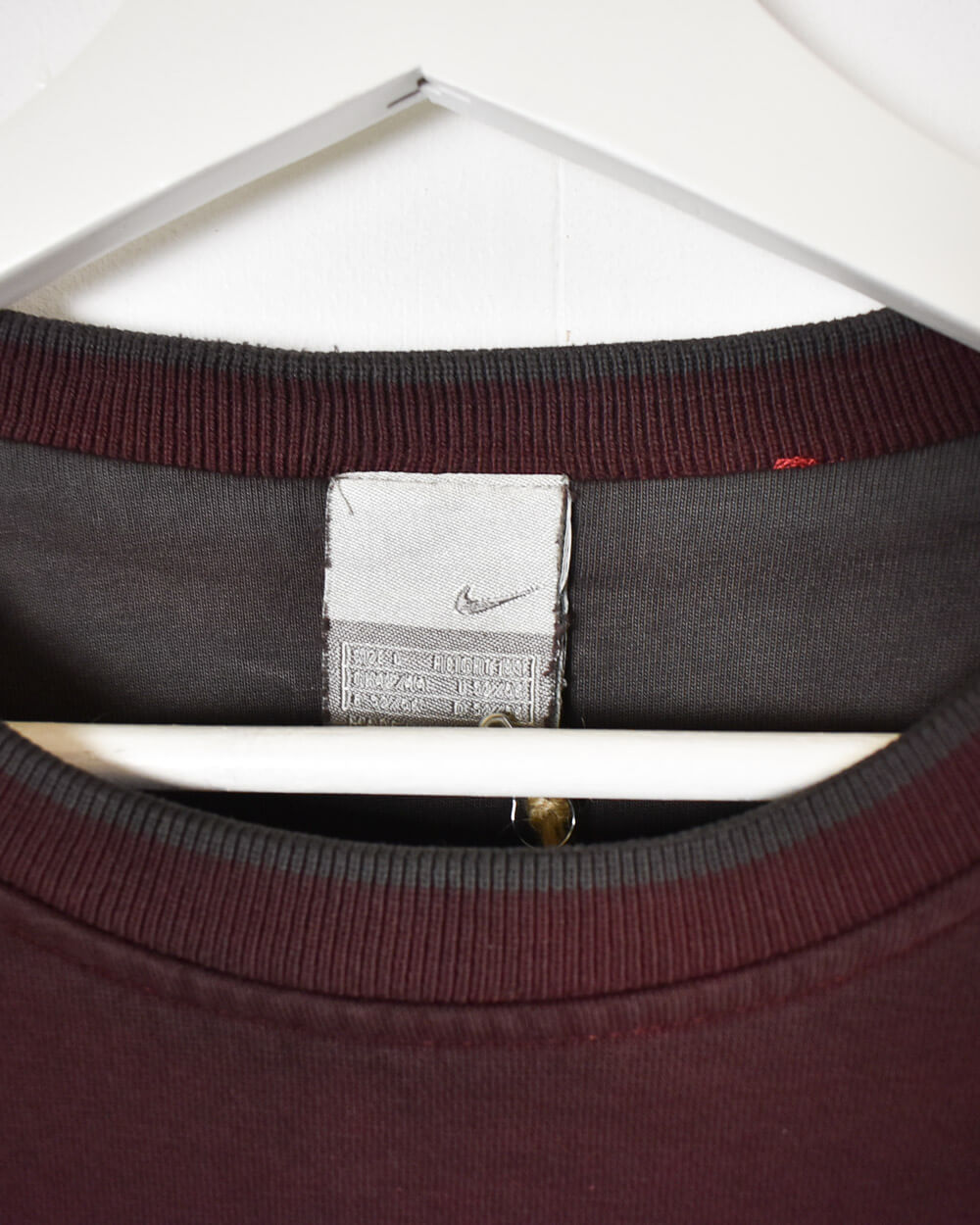 Maroon Nike Sweatshirt - Large