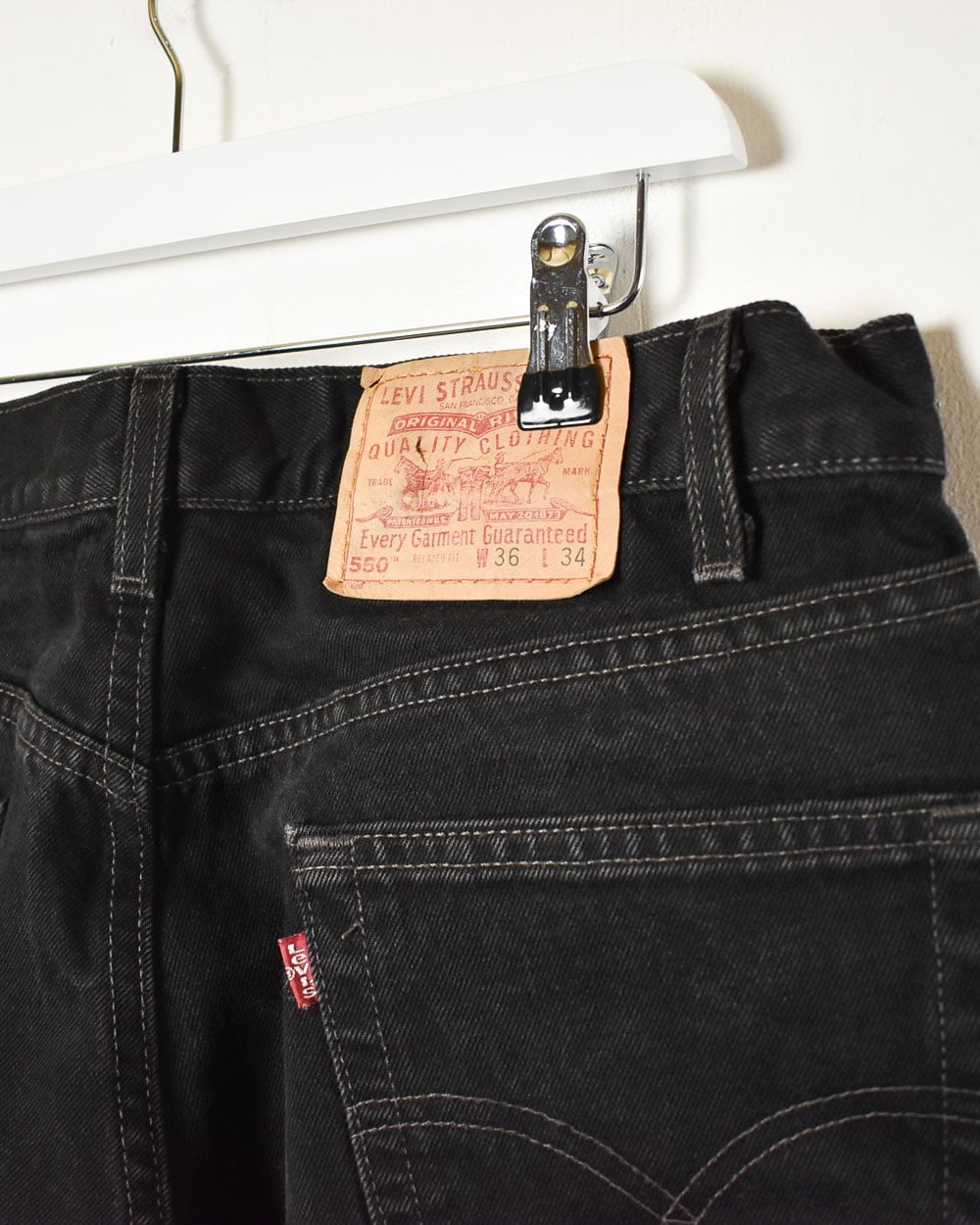 Black Levi's USA 550 Jeans - W34 L32