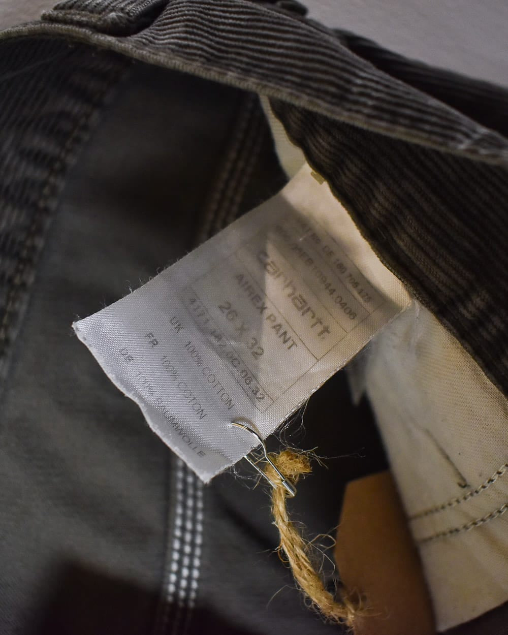 Green Carhartt Carpenter Corduroy Jeans - W26 L30