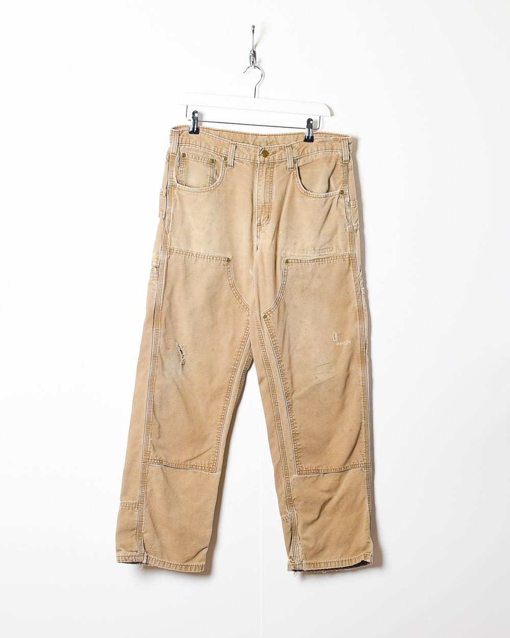 Neutral Carhartt Double Knee Carpenter Jeans - W33 L30