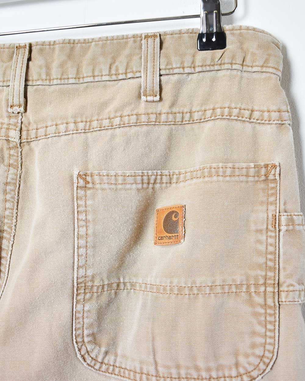 Neutral Carhartt Double Knee Carpenter Jeans - W33 L30