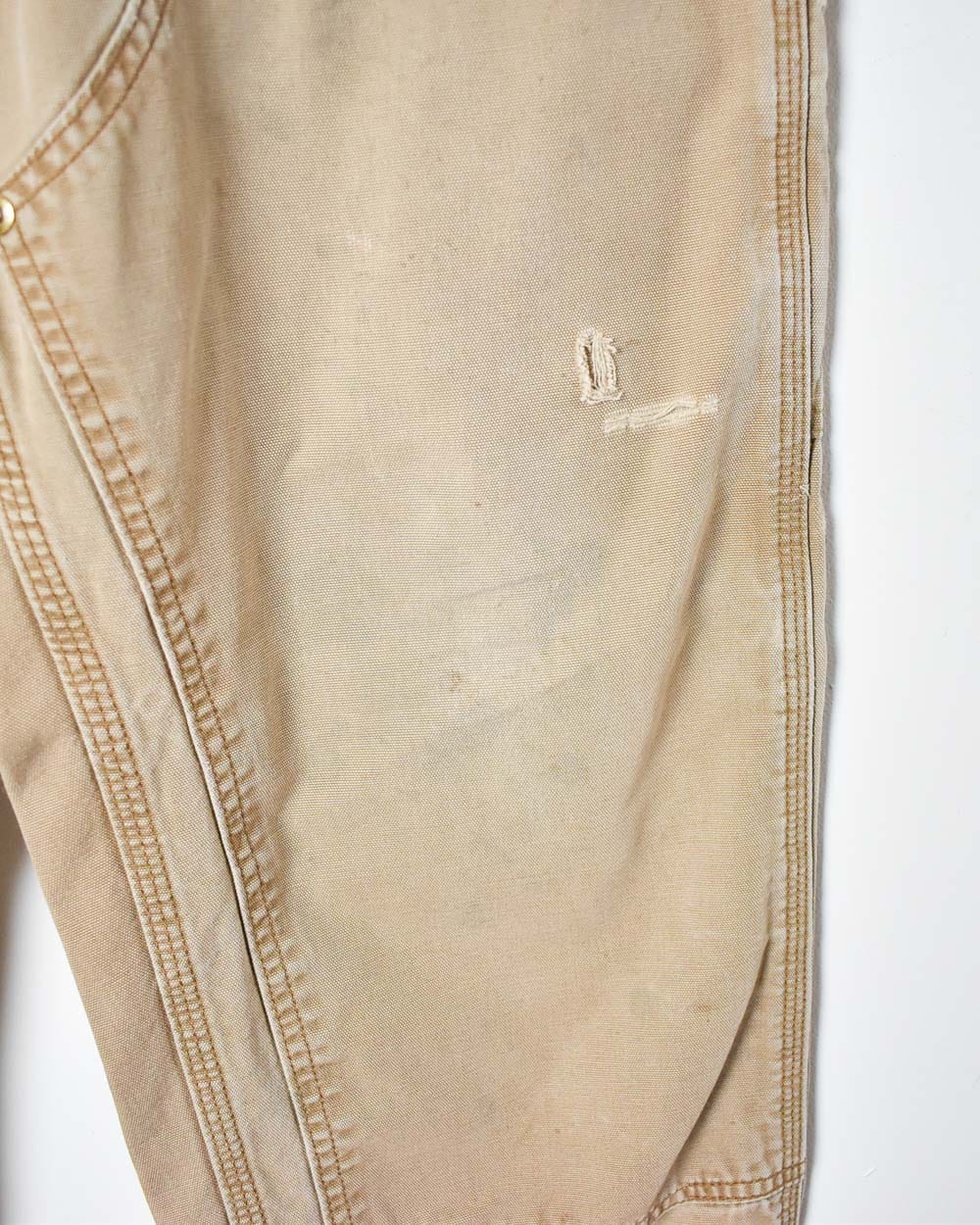 Neutral Carhartt Double Knee Carpenter Jeans - W33 L30