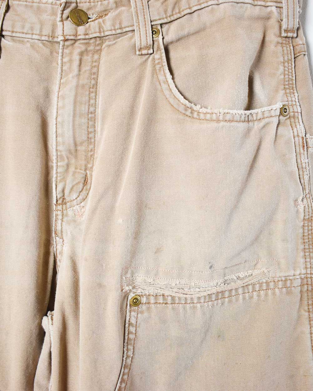 Neutral Carhartt Double Knee Carpenter Jeans - W33 L30