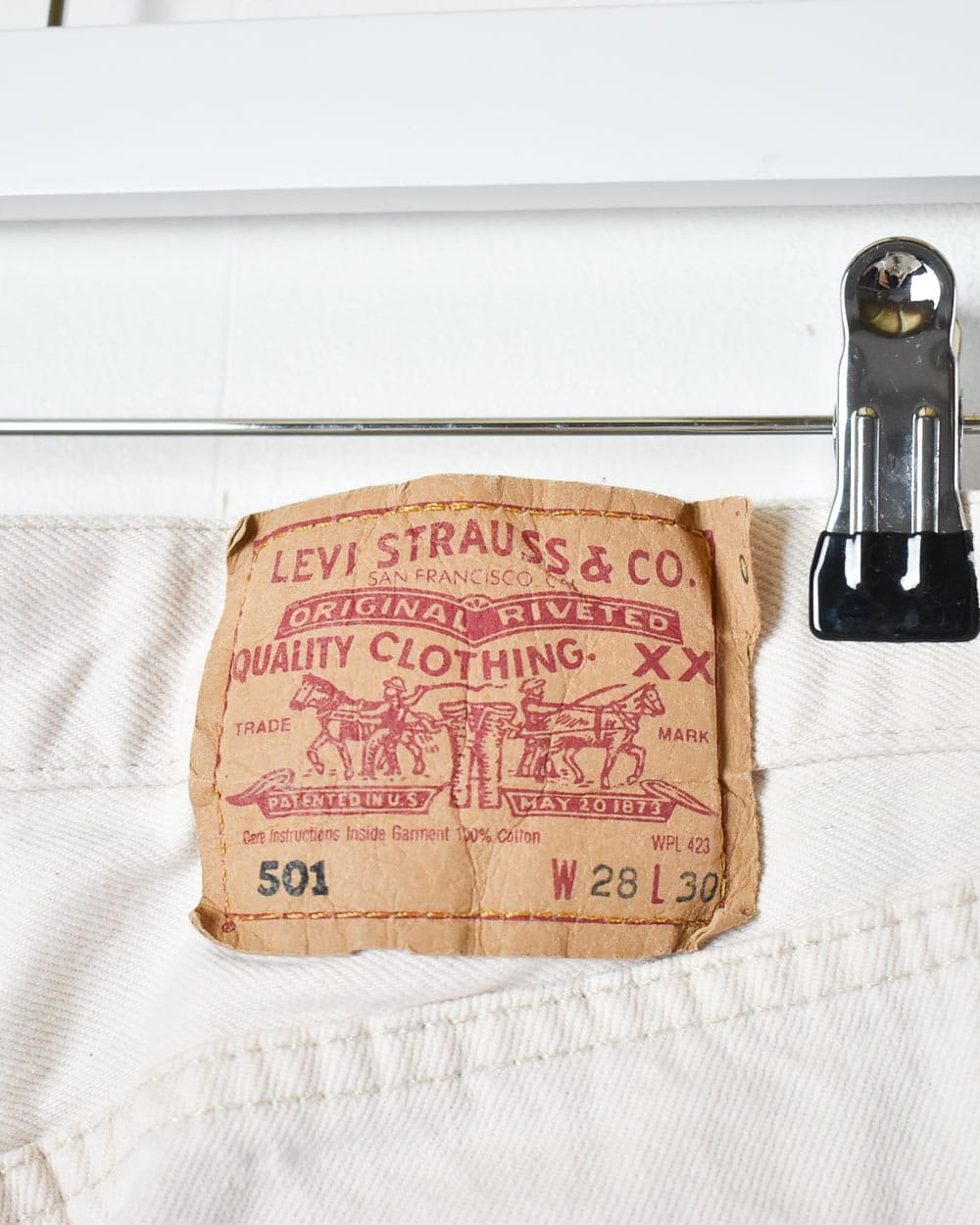 Neutral Levi's 501 Jeans - W26 L30