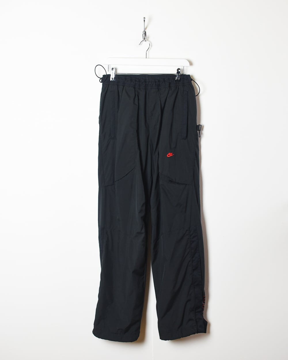 Black Nike Tracksuit Bottoms - Large