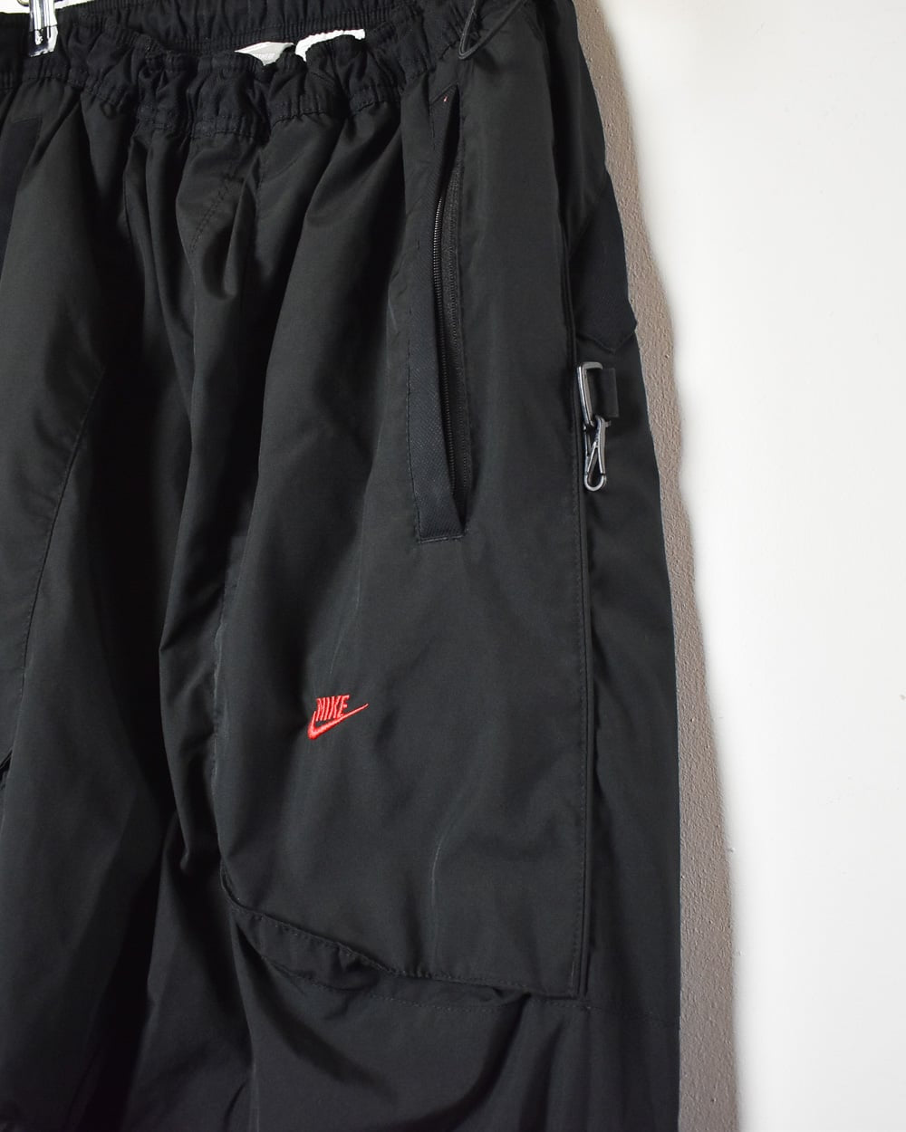 Black Nike Tracksuit Bottoms - Large