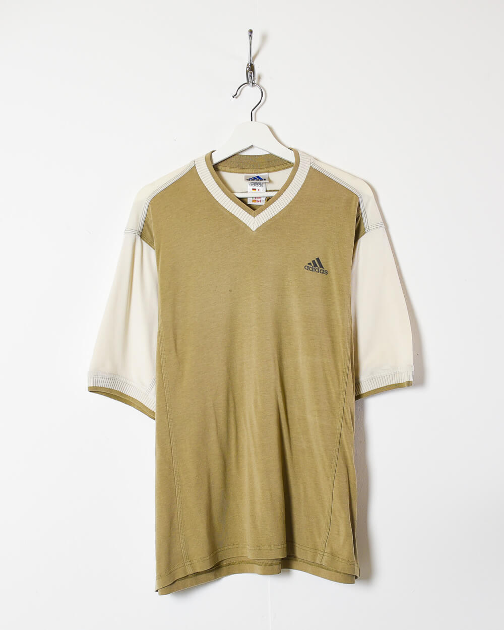 Khaki Adidas T-Shirt - X-Large