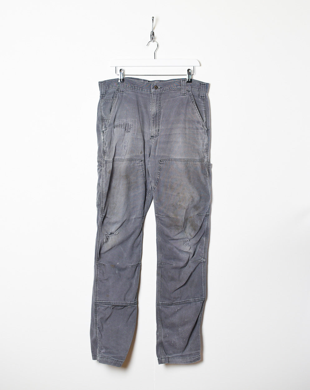 Grey Carhartt Double Knee Carpenter Jeans - W34 L34