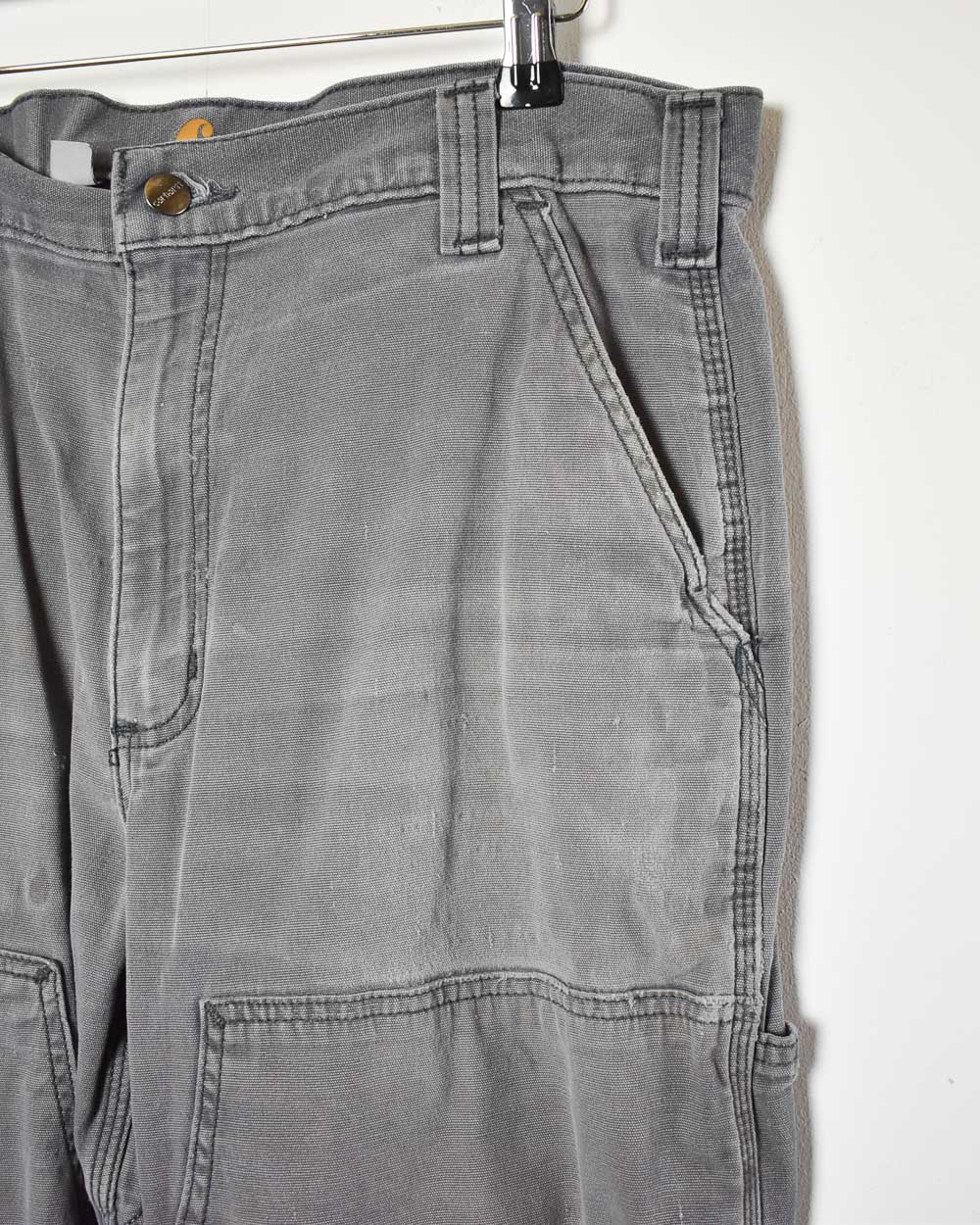 Grey Carhartt Double Knee Carpenter Jeans - W34 L34