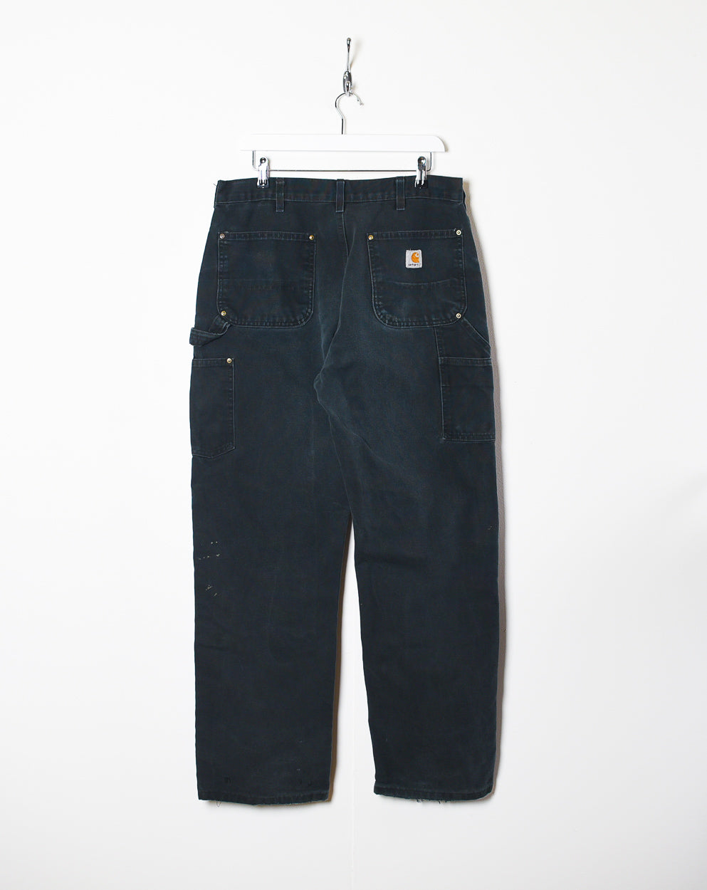 Black Carhartt Double Knee Carpenter Jeans - W34 L32