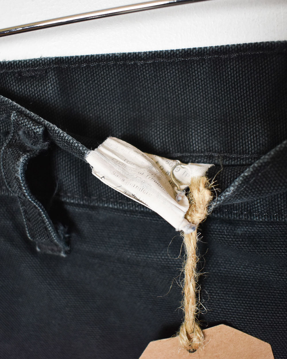 Black Carhartt Double Knee Carpenter Jeans - W34 L32