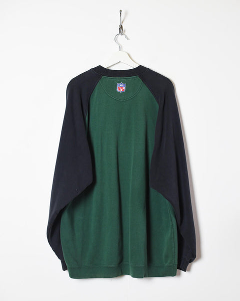 Vintage 00s Green Reebok NFL New York Jets Football Sweatshirt - X