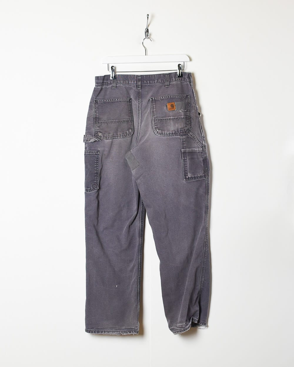 Grey Carhartt Distressed Carpenter Jeans - W32 L30
