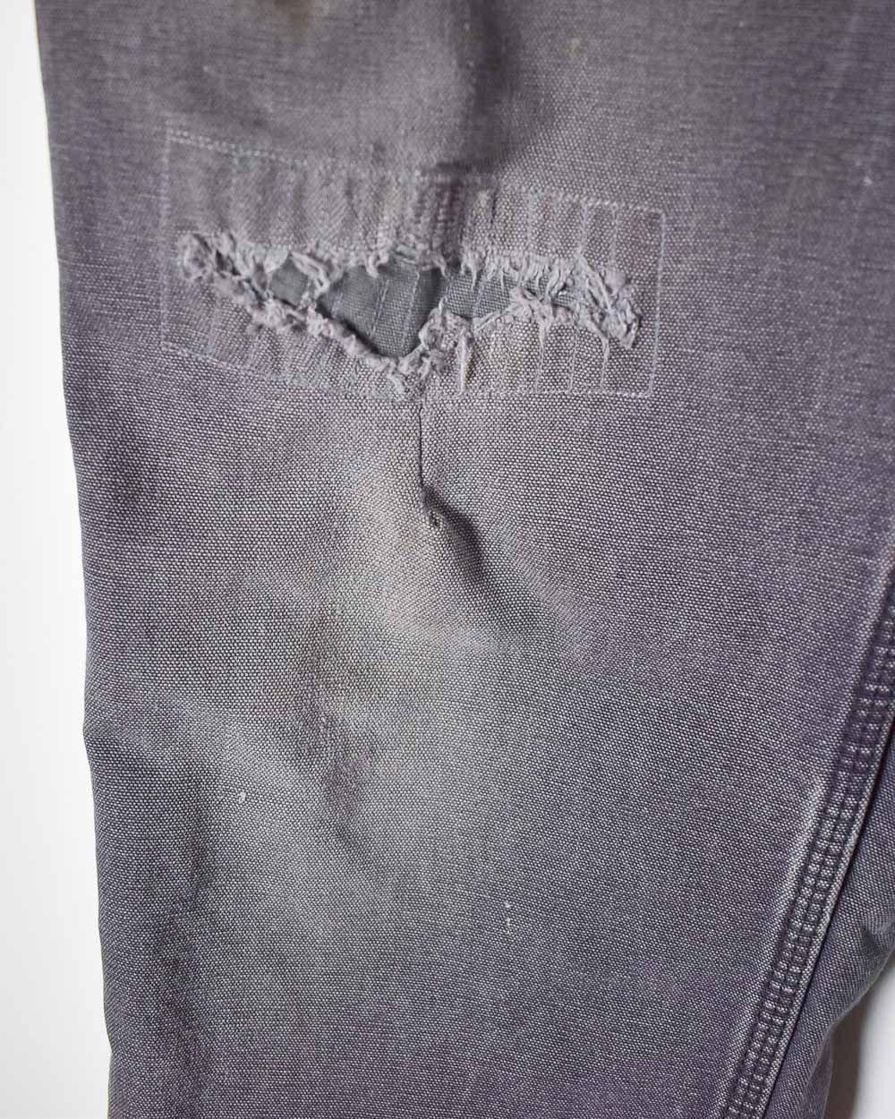 Grey Carhartt Distressed Carpenter Jeans - W32 L30