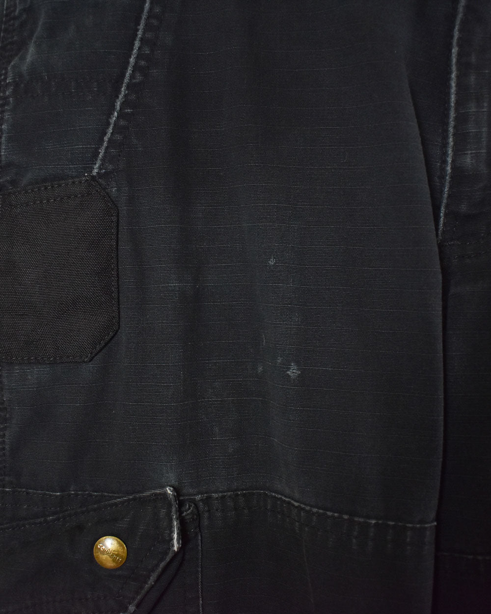 Black Carhartt Double Knee Carpenter Cargo Jeans - W32 L32