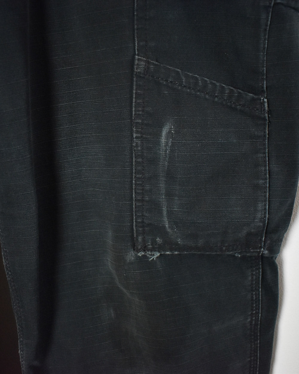 Black Carhartt Double Knee Carpenter Cargo Jeans - W32 L32