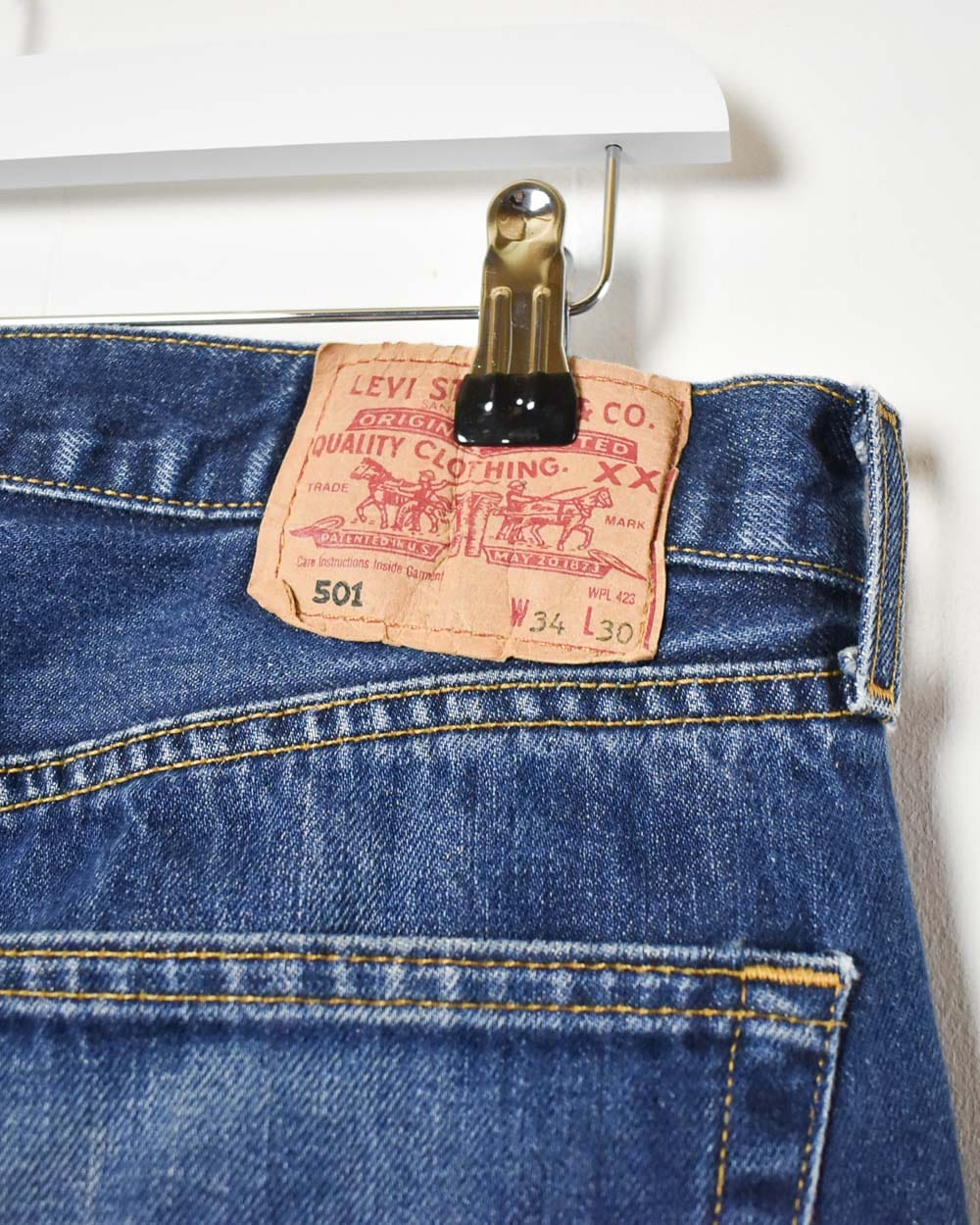 Navy Levi's 501 Jeans - W34 L30