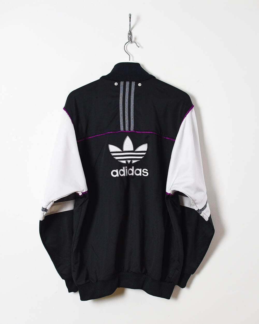 Black Adidas Tracksuit Top - Large