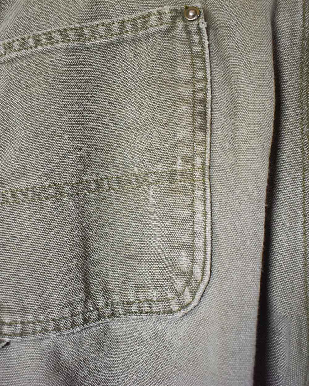 Khaki Carhartt Double Knee Carpenter Jeans - W36 L32