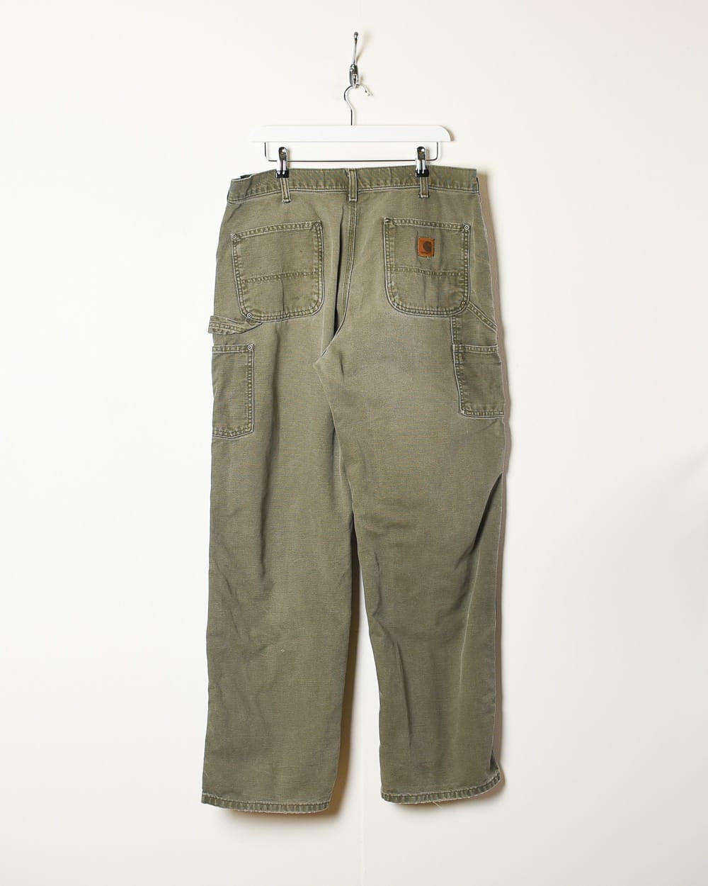 Khaki Carhartt Double Knee Carpenter Jeans - W36 L32