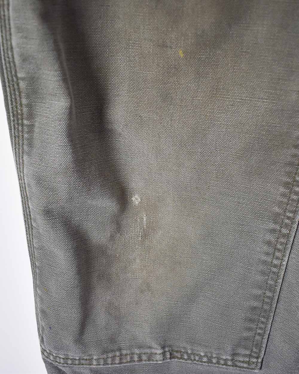 Khaki Carhartt Double Knee Carpenter Jeans - W36 L32