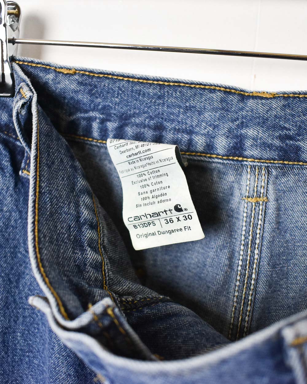 Blue Carhartt Carpenter Jeans - W36 L30