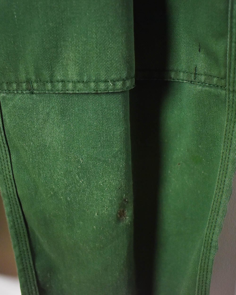 Green Dickies Distressed Double Knee Cargo Jeans - W38 L32