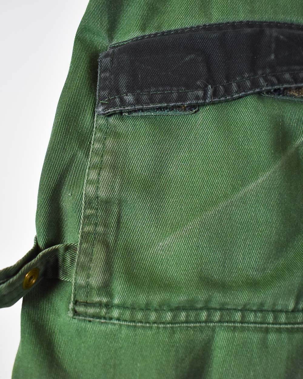 Green Dickies Distressed Double Knee Cargo Jeans - W38 L32