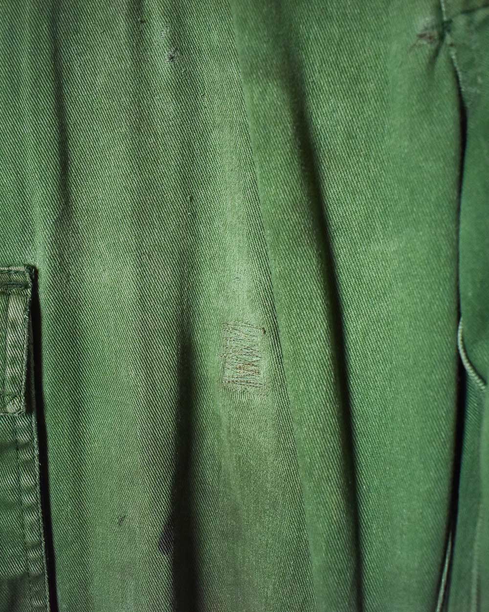 Green Dickies Distressed Double Knee Cargo Jeans - W38 L32