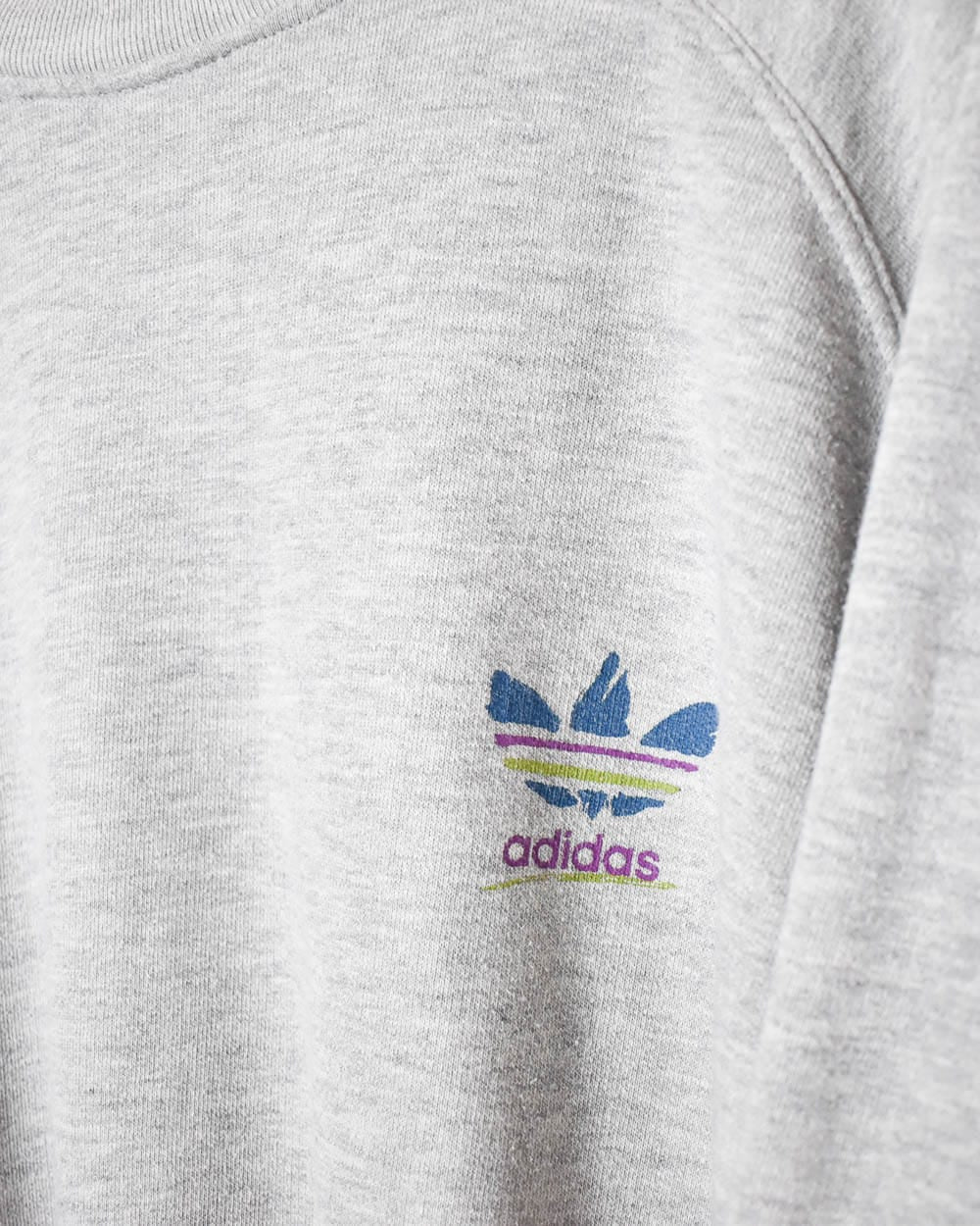 Stone Adidas Sweatshirt - Medium