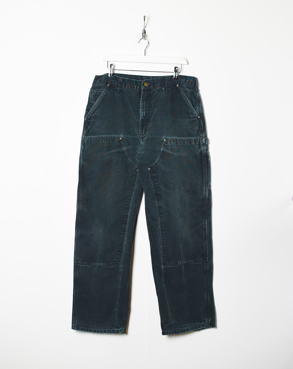 Black Carhartt Double Knee Carpenter Jeans - W36 L31