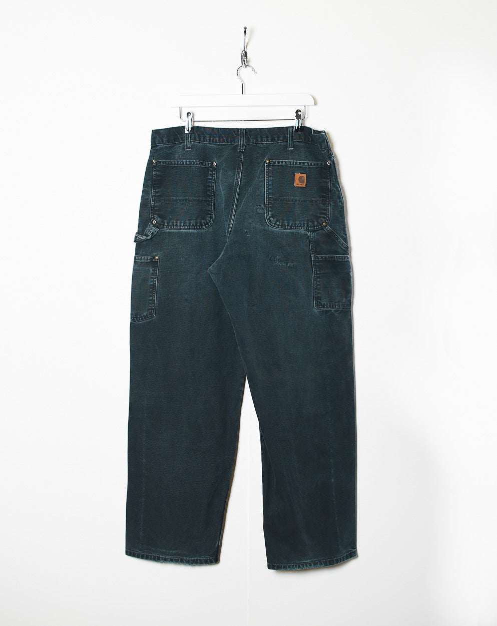 Black Carhartt Double Knee Carpenter Jeans - W36 L31