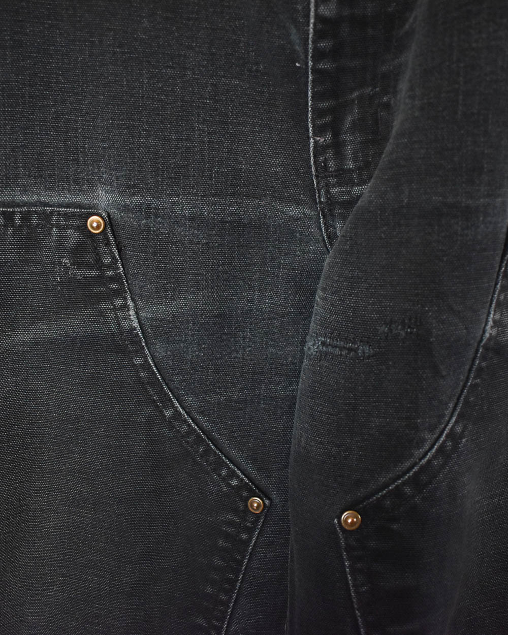 Black Carhartt Double Knee Carpenter Jeans - W36 L31