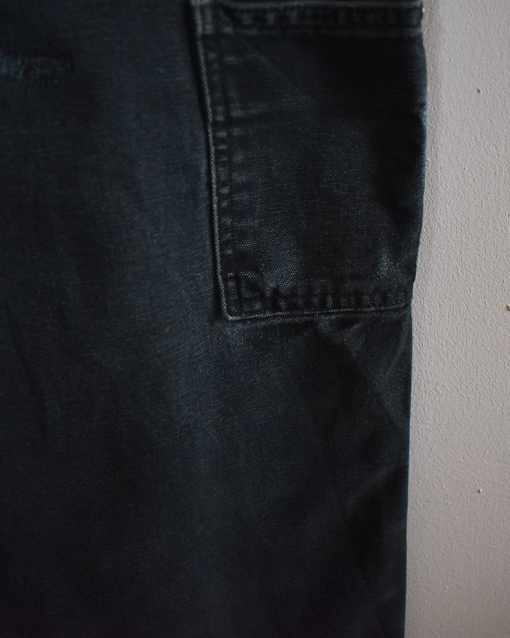 Black Carhartt Double Knee Carpenter Jeans - W36 L31