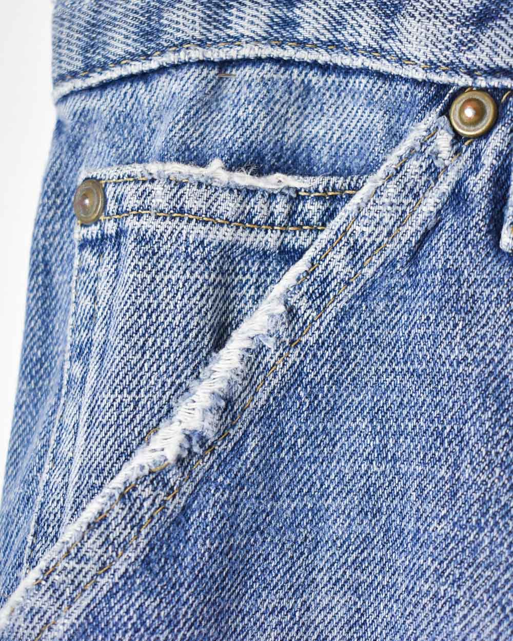 Blue Carhartt Double Knee Carpenter Jeans - W32 L31