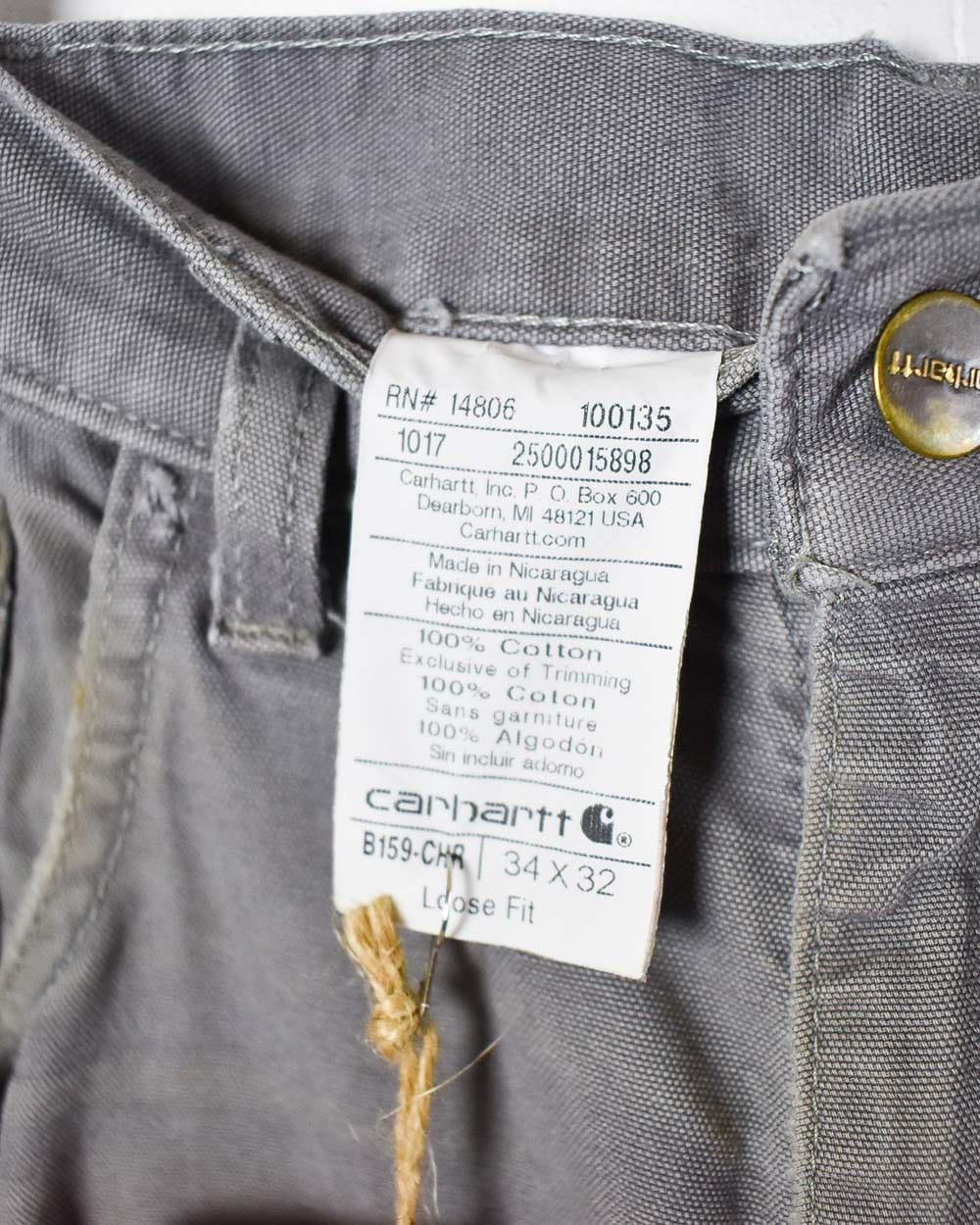 Grey Carhartt Carpenter Jeans - W38 L32