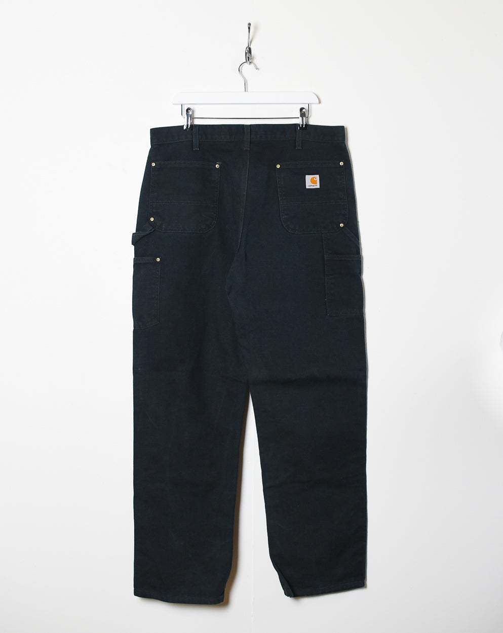 Black Carhartt Double Knee Carpenter Jeans - W38 L32