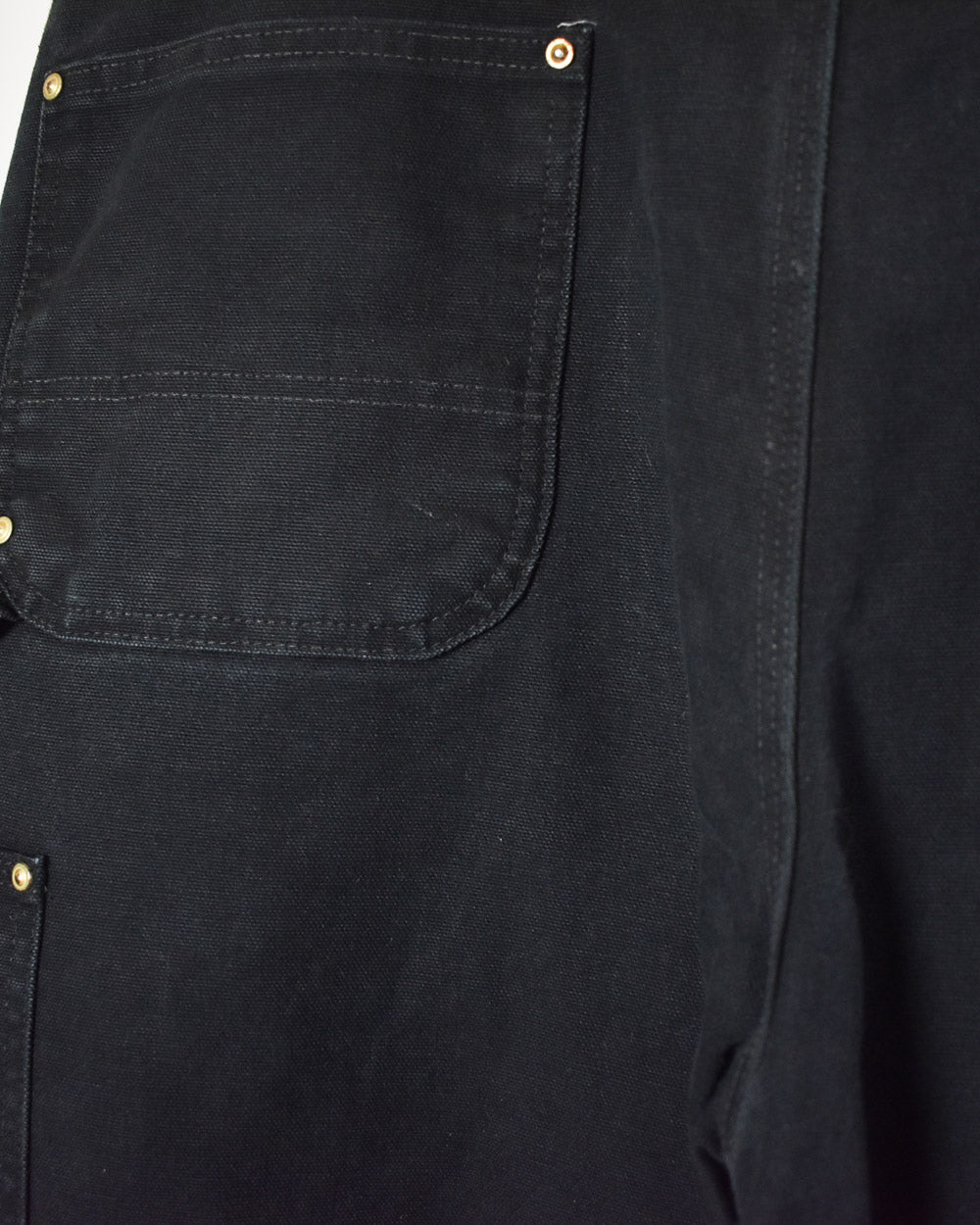 Black Carhartt Double Knee Carpenter Jeans - W38 L32