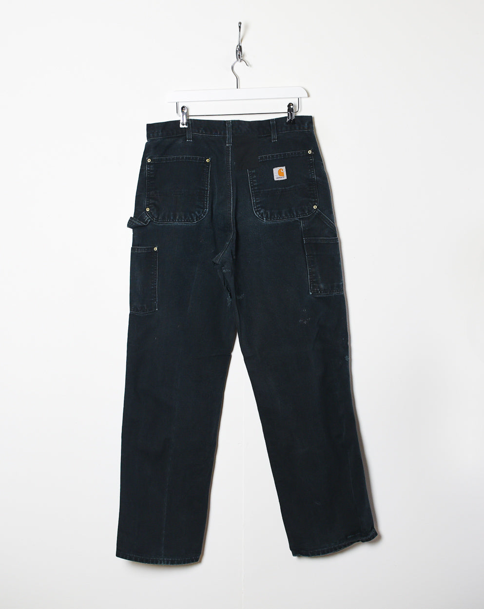 Black Carhartt Double Knee Carpenter Jeans - W34 L32
